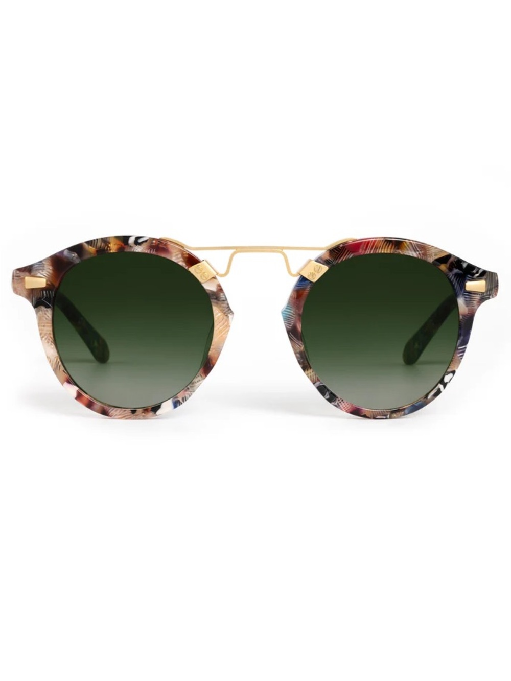 KREWE St Louis Amalfi Mirrored Multicolor Sunglasses